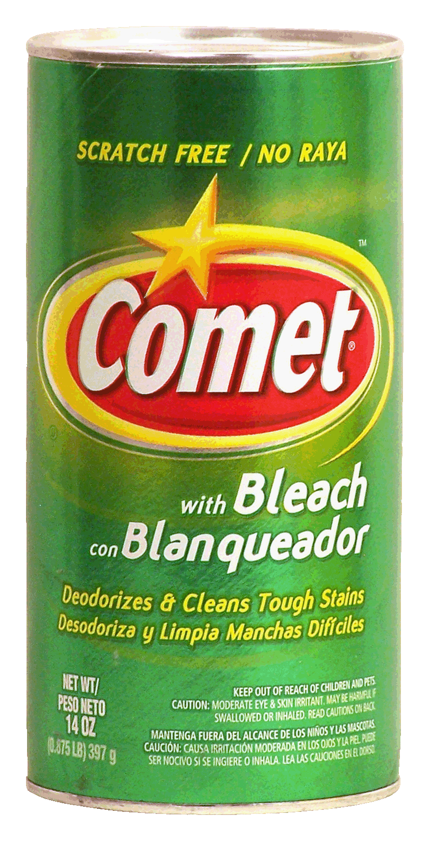 Comet&nbsp;&nbsp;scratch free disinfectant cleanser with bleach Full-Size Picture